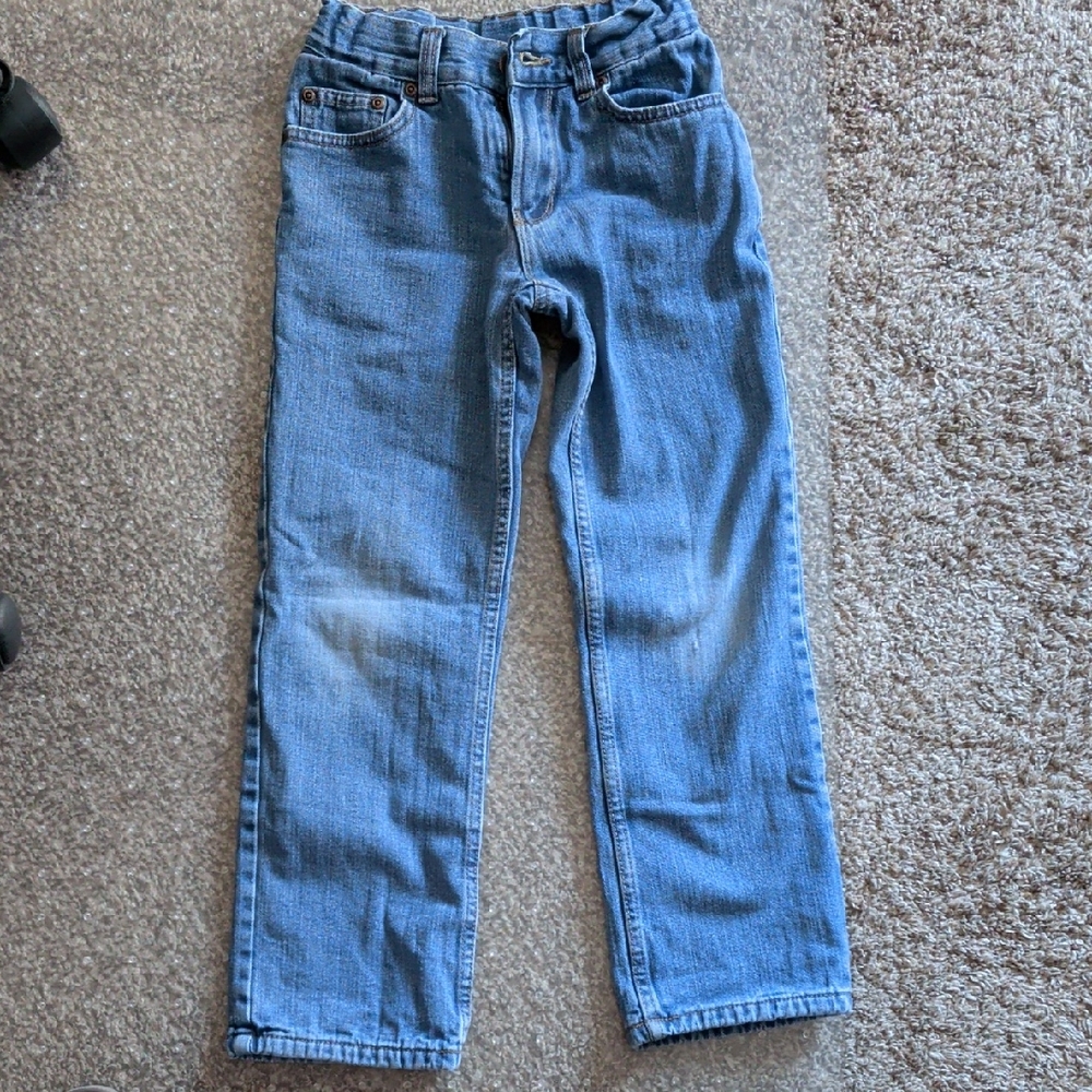 Faded Glory Blue Plaid Flannel Shirt